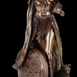 Norse Goddess FREYA With SHIELD VERONESE  (WU76873A4)