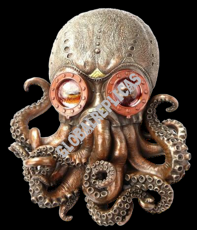STEAMPUNK OCTOPUS ON THE WALL VERONESE (WU76559A4)