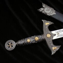 TEMPLAR knightly sword with scabbard JT6136SU MEGA HIT