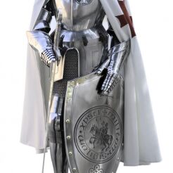 TEMPLAR full knight's armor with sword and shield  (945.1)