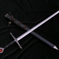 SHORT SWORD TEMPLAR BIG dagger with scabbard 58cm TX1063-230A