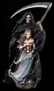 Beautiful Female with the Grim Reaper VERONESE (WU75146VA)