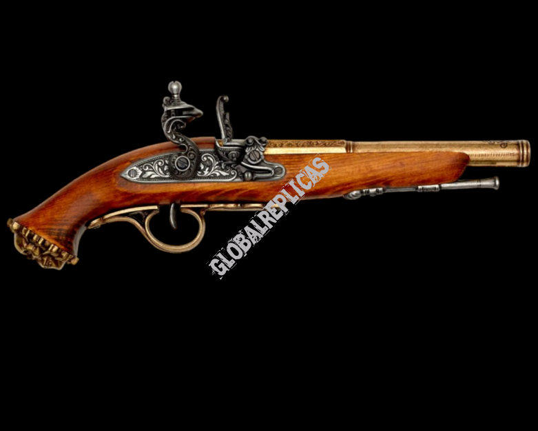 PIRATES GUN In the eighteenth century flintlock.  (1103/L)
