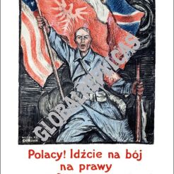 Poster A3 - Poles! Go into battle on the right for the land Polish-A3 GPlak1920-017