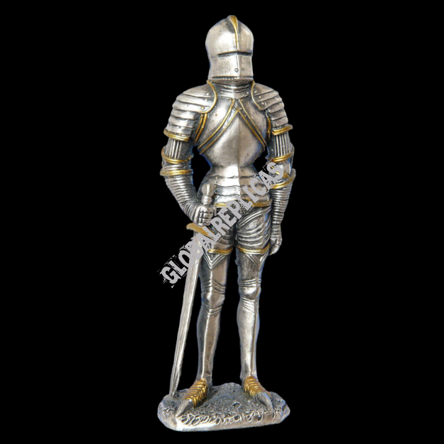 Tin knight with sword VERONESE (AT08372A2)