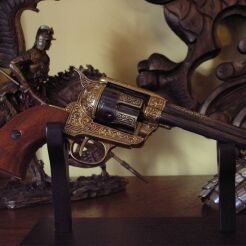 Decorated REPLICA - REVOLVER caliber 45 S.COLT USA 1886  (M-1280/L)