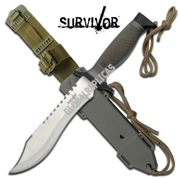 SURVIVOR HK-6001S SURVIVAL KNIFE 12