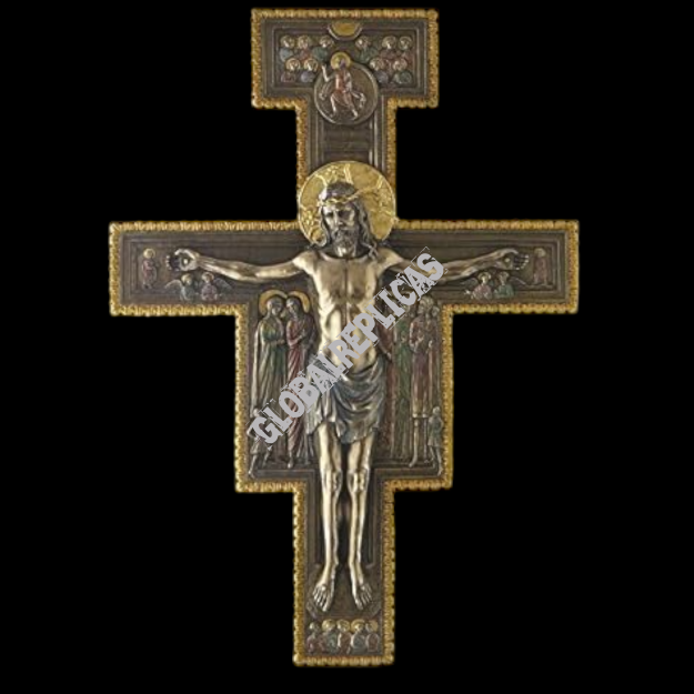 SCULPTURE VERY BEAUTIFUL CROSS FROM SAN DAMIANO - VERONESE (WU76405A5)