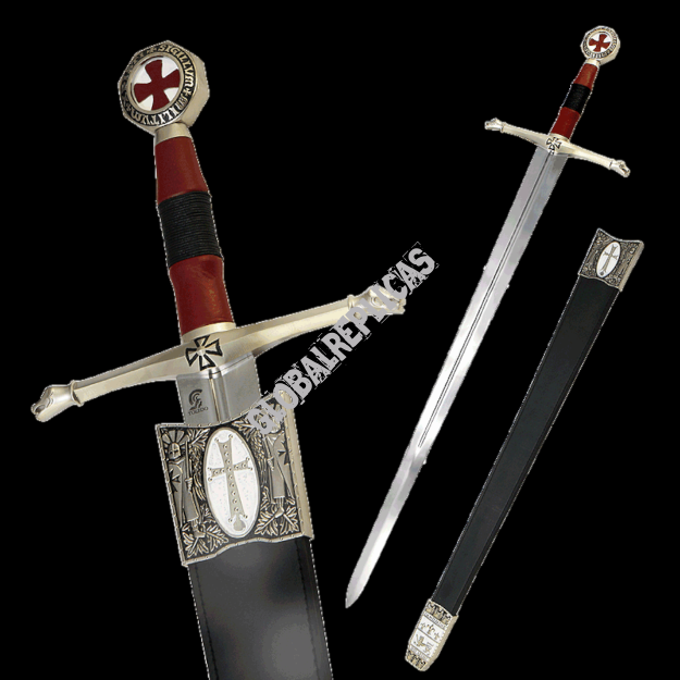ORIGINAL TEMPLAR SWORD with sheath  (288/V)