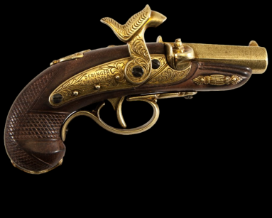 A replica of the Deringer Philadelphia 1862 pistol. 5315