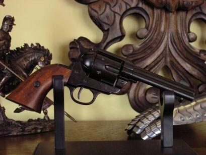 BLACK PERFECT REPLICA ARMS COLT REVOLVER From 1886 (1186/N)