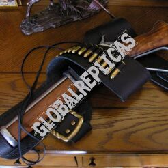 BELT COWBOY WITH BULLETS LEATHER (701)