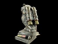 STEAMPUNK SOWA STOJAK NA KOMÓRKĘ I DŁUGOPISY VERONESE WU77491A4 - 3