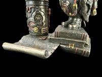 STEAMPUNK SOWA STOJAK NA KOMÓRKĘ I DŁUGOPISY VERONESE WU77491A4 - 6