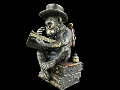 STEAMPUNK CHIMPANZEE scholar VERONESE (WU76796A4)