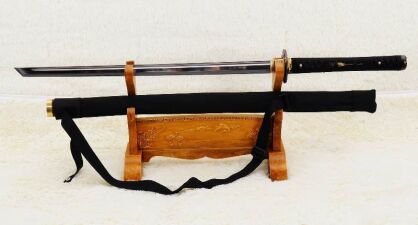 JAPANESE Samurai NINJA SWORD, 1095 High Carbon Steel, hardened CLAY R869