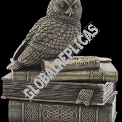 Figure OWL IN BOOKS - casket VERONESE (WU75510A4)