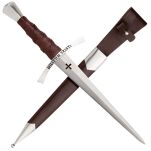 SZTYLET DAGA KORDZIK TEMPLARIUSZY Z POCHWĄ WS404501 - 2