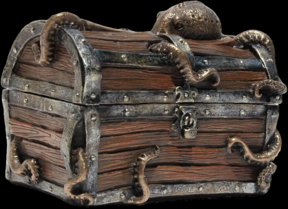 STEAMPUNK - casket - box with an octopus VERONESE (WU76943A4)