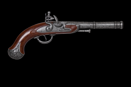 PROVEN GUN eighteenth century flintlock  (K1113)