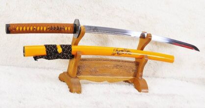 Samurai sword KATANA, 1095 High Carbon Steel, HAND-FORGED, grim reaper, R909