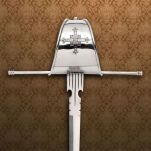 Ręcznie Kuty Lewak Muszkieterów z Pochwą Main Gauche Stal 1080 WS401348 - 3