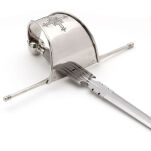 Ręcznie Kuty Lewak Muszkieterów z Pochwą Main Gauche Stal 1080 WS401348 - 4