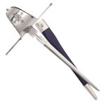 Ręcznie Kuty Lewak Muszkieterów z Pochwą Main Gauche Stal 1080 WS401348 - 6