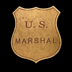 GOLD BADGE U.S. MARSHAL  (103)