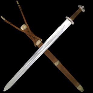 Viking sword with scabbard and belt 9SM7-290