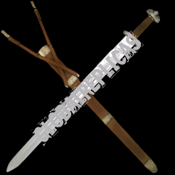 Viking sword with scabbard and belt 9SM7-290