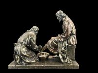 rzeźba figurka JEZUS obmywający stopy uczniom VERONESE (WU76001A4) - 2