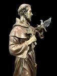 Rzeźba figurka Misjonarz ŚW. Franciszek Z Asyżu  VERONESE (WU76058A4) - 7