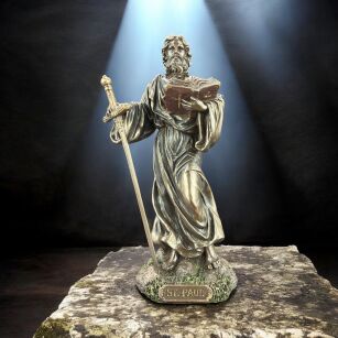 rzeźba FIGURKA ŚW. PAWEŁ patron misjonarzy i duszpasterzy VERONESE   (WU76015A4)