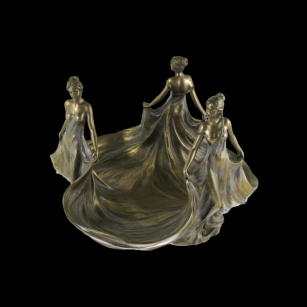 rzeźba figurka PIĘKNA PATERA TRZY LADY VERONESE (AN10399A4)