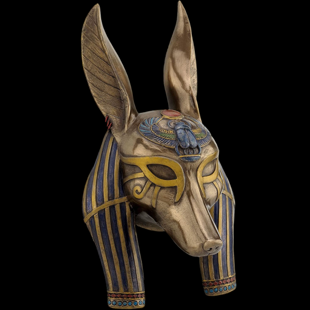 Mask egyptian god anubis veronese (wu76417a4) - Global Replicas