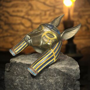 Maska egipskiego BOGA  śmierci ANUBISA VERONESE  (WU76417A4)