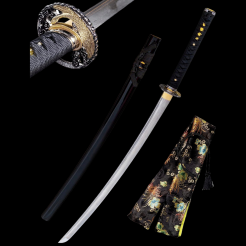 MIECZ SAMURAJSKI KATANA DO TRENINGU, STAL WARSTWOWANA DAMASCEŃSKA, R359