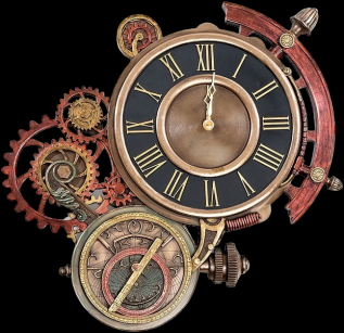 STEAMPUNK astrolabe - WALL CLOCK VERONESE (WU77046A5) 