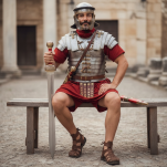 Rzymski Miecz Gladius z Pochwą i Symbolem Chi-Rho - Pod tym Znakiem Zwyciężysz JT6234G - 11