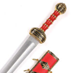 Rzymski Miecz Gladius z Pochwą i Symbolem Chi-Rho - Pod tym Znakiem Zwyciężysz JT6234G - 13