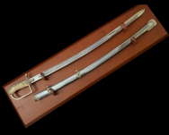 Ekskluzywna szabla polska oficerska wz1921/22 z pochwą Virtuti Militari treningowa PS-13 na tablo - 8