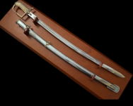 Ekskluzywna szabla polska oficerska wz1921/22 z pochwą Virtuti Militari treningowa PS-13 na tablo - 6