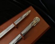 Ekskluzywna szabla polska oficerska wz1921/22 z pochwą Virtuti Militari treningowa PS-13 na tablo - 3