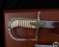 Ekskluzywna szabla polska oficerska wz1921/22 z pochwą Virtuti Militari treningowa PS-13 na tablo - 2