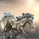 Wyjątkowa Rzeźba - KONIE w galopie - VERONESE (WU75251A4) - 10