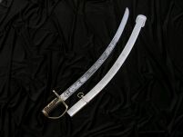 POLSKA SZABLA HUSARSKA  1750 Z PALUCHEM Z XVII W Z POCHWĄ grawerowana - 9