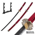 3 miecze Drewniana Wakizashi Kitetsu/Shisui/Wado Ichimonji 77cm JT10000-W - 4