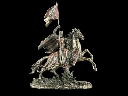 CRUSADER WITH FLAG ON HORSE VERONESE  WU77709A4