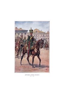 Poster A3 Army Polish - Polish Kingdom - Artillery Horse Guard